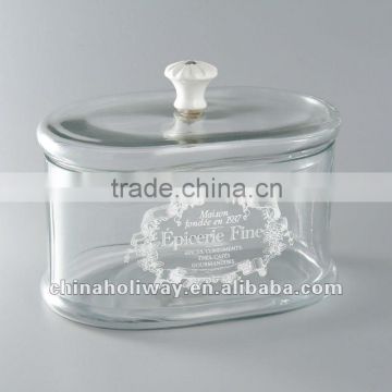 Epicerie candy dish, round sweets jar