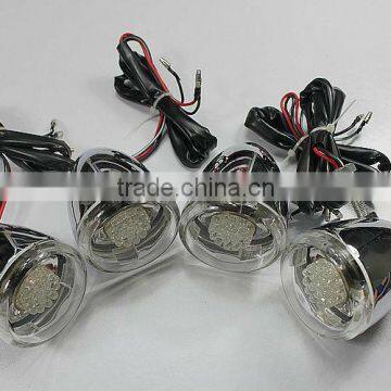 LED Turn Signals for Harley Davidson Sportster with 41mm legs