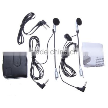 Motorbike Motorcycle Helmet Headset 2 way Intercom Communication System