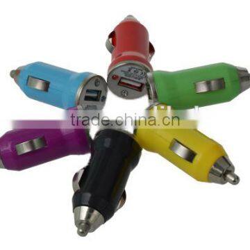 High quality OEM Aluminum case mini usb car charger