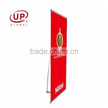 Factory supply high quality L Banner Stand with iron base