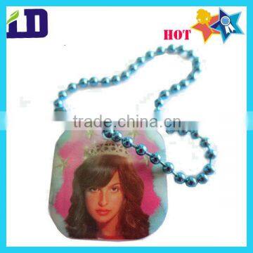 Printing and Epoxy Metal Pendent,promotional Pendent