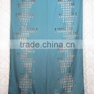 100% Polyester Laser Cut Thick Curtain