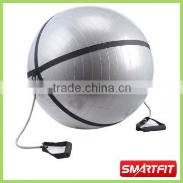 anti-burst gym Yoga ball with toning tube strap