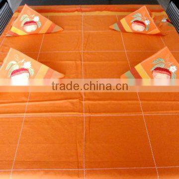 Embroidered Table cloth dish cloth