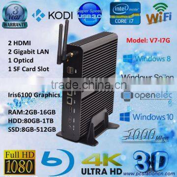 small nettop pc i7 5557u gn5 dual core dc 12v 0db noise fanless wifi bluetooh win10 update 64bits computing cheap hd pc                        
                                                Quality Choice