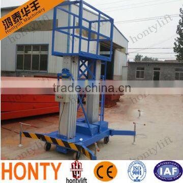 double mast vertical single man lift /aluminum lift