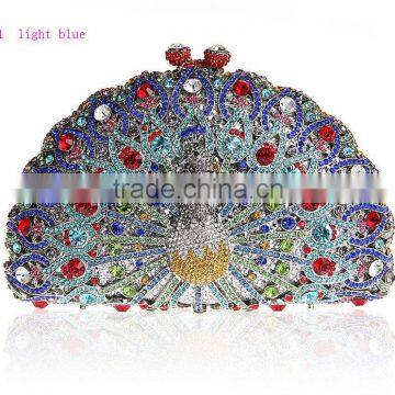 Fashion shiny evening bag ladies handbags rhinestone clutch bag P1