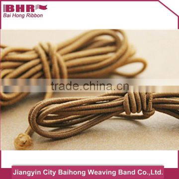 2016 design round elastic rubber rope for shoe use