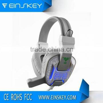 LED light computer gaming headphone