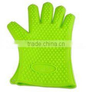 Delicate Design Heat Resistant Silicone Oven Gloves with Fingers