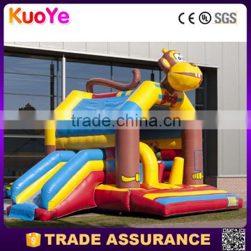 new design monkey type inflatable combo bouncers for sale