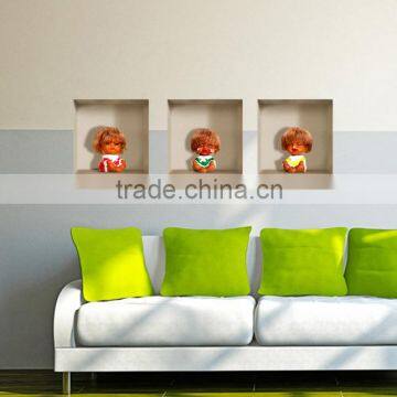 Custom kids wall stickers, home furniture decoration home decoration items 3d wall decor