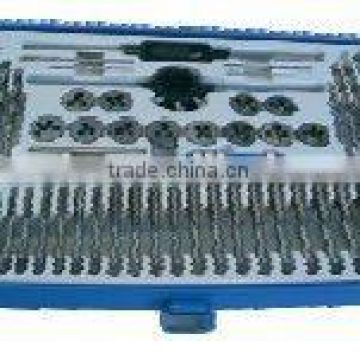 52PC METRIC INCH COMBINATION OF TAP DIE DRILL SET