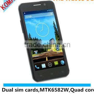 KOMAY THL W100S Quad Core MTK6582M android 4.2 phone RAM 1GB with 4.5" screen 1.3GHz GPS cell Phone