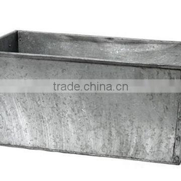 GARDEN PLANTER, GALVANIZED PLANTER, DECORATIVE PLANTER