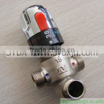 1/2" brass solar heater thermostatic mixing valve (China manufacturer)