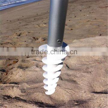 high quality plastic material beach umbrella drill