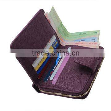 New Arrival Design Genuine Leather Lady Wallet photo-3
