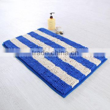 Polyester chenille bathroom floor door shaggy carpet