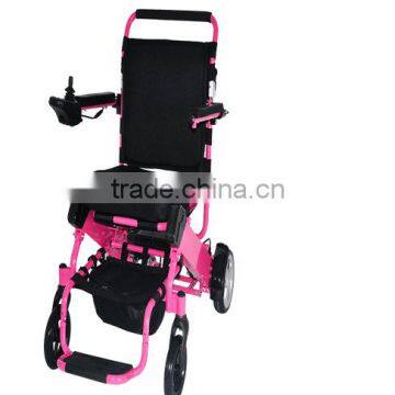 ultra lightweight handicapped folding electric wheelchair