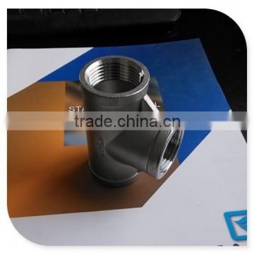 stainless steel screwed pipe fitting,150PSI,NPT/BSP/DIN2999/ISO228/BSPT Threaded