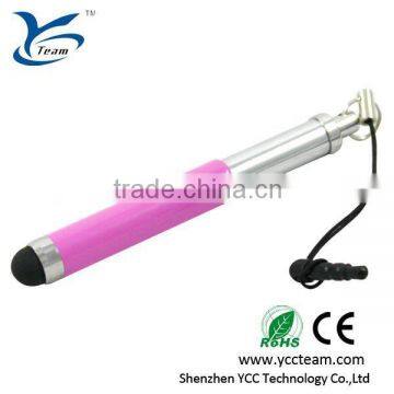 NEW HOT SELL 2012 GIFT retractable stylus pens for touch screens