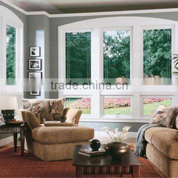 PVC garden windows lowes with high quality,vinyl window