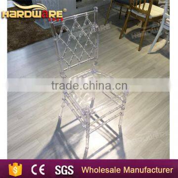 Ice Clear Banquet Resin Tiffany Chair for Weddings photo-4