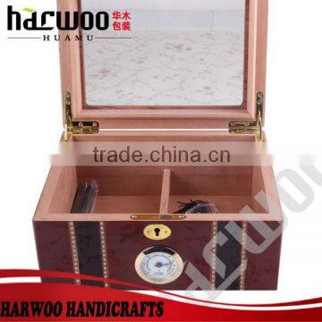 Hot Customized wooden cigar boxes wholesale for sale