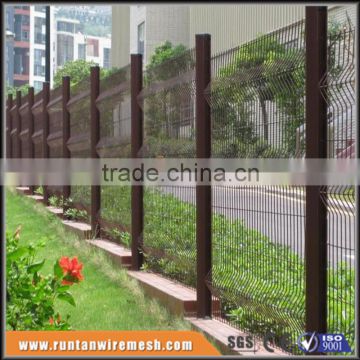 Black coated Weld mesh Fencing