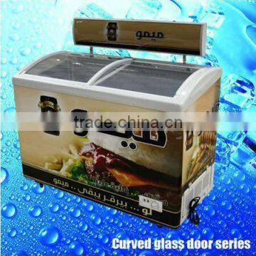 SD-358Y Ice Cream Open Top Refrigerator Top Glass Door Portable Mini Freezer photo-4