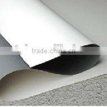 white smooth surface homogeneous tpo waterproofing membrane