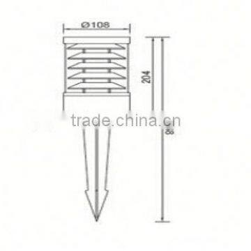 Aluminum E39 IP65 110V 36W Garden LED Light