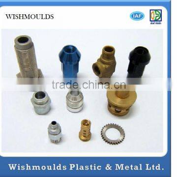 Customized Factory high precision stainless steel/aluminum/brass metal cnc turning parts ISO9001