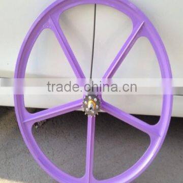 2016 hot selling fixie bike magnesium alloy aerospoke wheel wheelset china factory