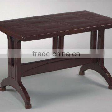 plastic dining table and chair