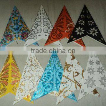 indian paper lanterns stars wholesale pack glitter printed models