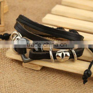 Hottest Eco-friendly Multi Layer Leather Bracelet