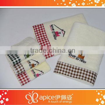 2014 Wholesale embroidery towel /cotton towel