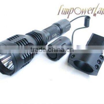 gun mounted cree led powerful hunting flashlight