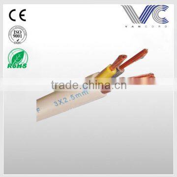 3 cores PVC power cable