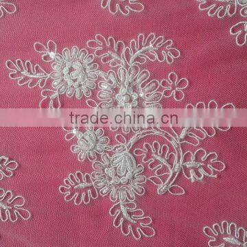 2015 High Quality Fashion Fancy Style Guangzhou Wholesale Embroidery Lace Fabric photo-2