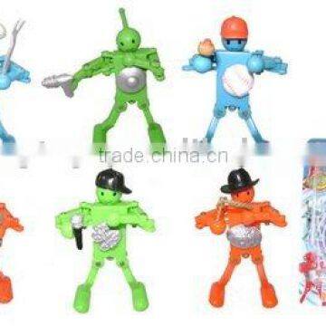 Kids Funny Wind up Dancing Robot Toy for Children 6ASST