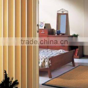 China supplier of hot sale pvc glass interior folding door