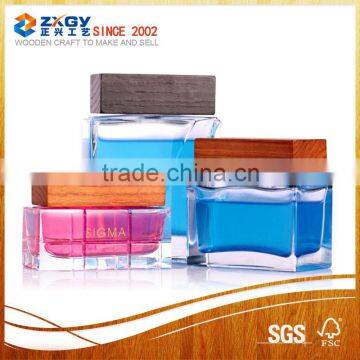 cosmetic packaging wood lid