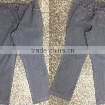 Women Plus Size Stretched Boot Leg Jeans