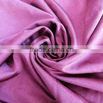 2015 Solid color stretch polyester cheap satin fabric for sleepwear/ nightwear/ pajamas