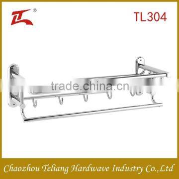 High Quality Low Price Stainless Steel Towel Rack Shelf For Hotel Bathroom