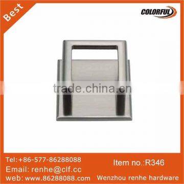 Zinc alloy diecast brushed chrome furniture recessed drawer handle